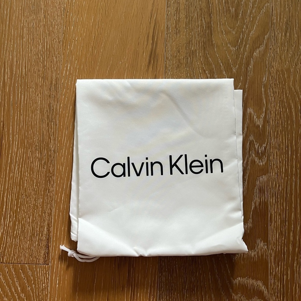 Calvin Klein White Drawstring DustBag